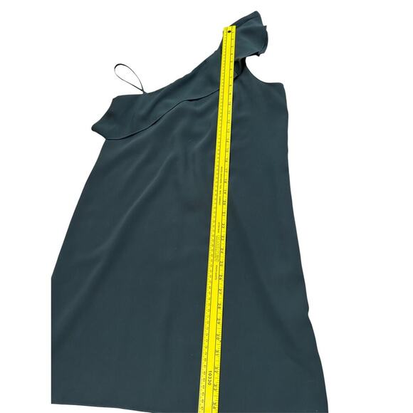 AMANDA UPRICHARD Revolve Ruffle Shoulder Little Black Dress Evening Size M - Picture 7 of 8